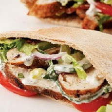 Marinated Chicken Pita Sandwich