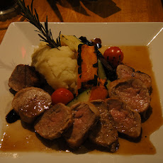 Honey-Mustard Glazed Pork Tenderloin with Grilled Vegetables