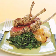 Roasted Racks of Lamb with Malagueta Pepper and Farofa Crust