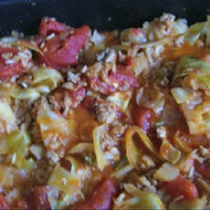 Turkey and Cabbage Casserole
