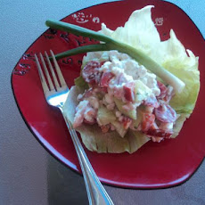 Potluck Portion -- Cottage Cheese Summer Breeze Salad