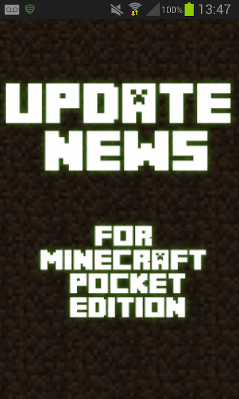 Android application Update News - Minecraft PE screenshort