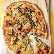 Spring Vegetable Pizzas