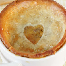 Sausage, Sweet Potato and Smoked Cheddar Pot Pie