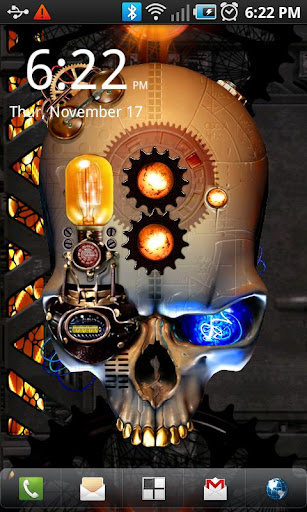 Steampunk Skull Free Wallpaper