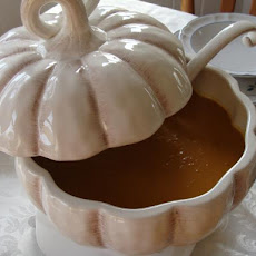 Pumpkin Soup- Super Easy from a Can