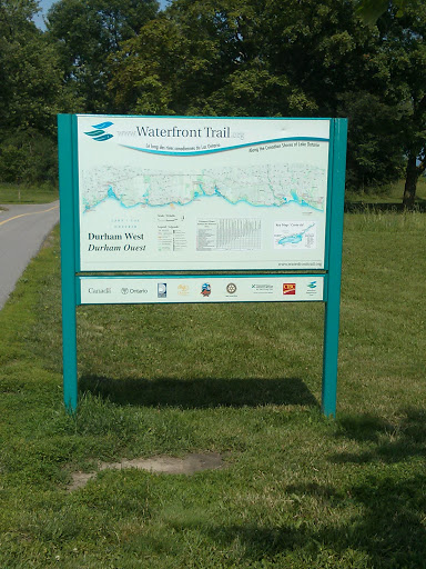 Durham West Waterfront Trail Sign