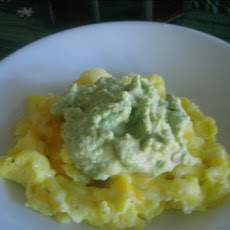 Avocado With Scrambled Eggs