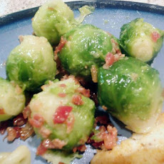 Bacon-Topped Brussels Sprouts