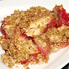 Apple and Raspberry Crisp