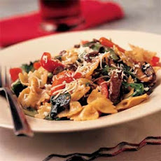 Warm Bow-Tie Pasta Salad