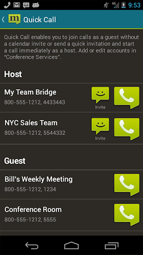 mobileday-conference-call for android screenshot