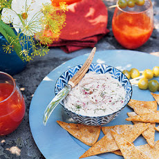 Smoked-Trout Pate with Pita Crisps