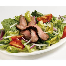 Grilled Garlic Flank Steak Salad