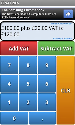 EZ VAT 2in1 for Android.