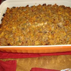 Sausage Corn Bread Dressing