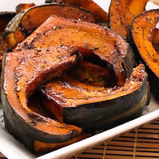 Agave and Balsamic Glazed and Roasted Buttercup Squash