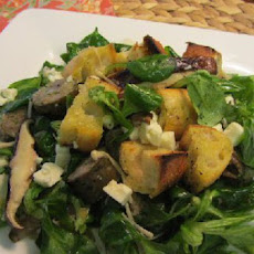 Sun King Mache Salad with Sausage