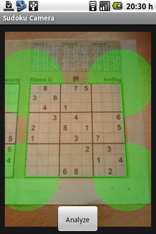 Sudoku Camera Trial