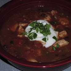 Easy Chicken Tortilla Soup -- Crock Pot