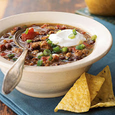 Mexican Black Bean Sausage Chili