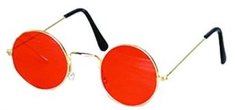 Gafas hippie rojas