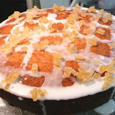 Lemon Ginger Oatmeal Cake W/Cranberries