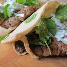Lamb Burger with Chunky Mint Tzatziki