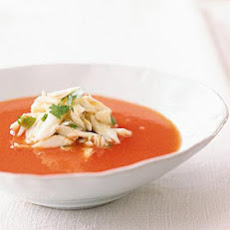 Thai-Spiced Watermelon Soup with Crabmeat