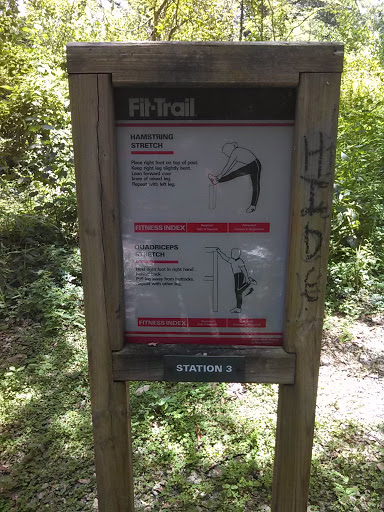 Fit Trail Station 3 Sign