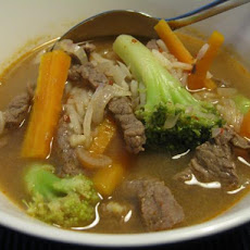 Teriyaki Beef Soup