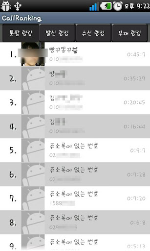 날 사랑하긴 하는거니 CallRanking