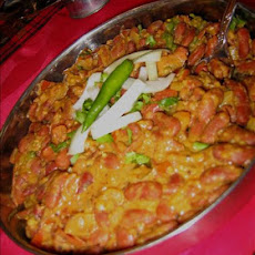 Kidney Bean Chili, Indian Style (Rajma in Masala)