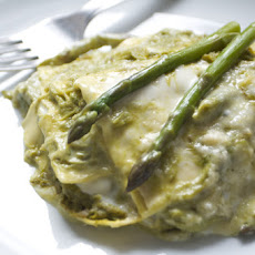 Italian Asparagus Lasagna