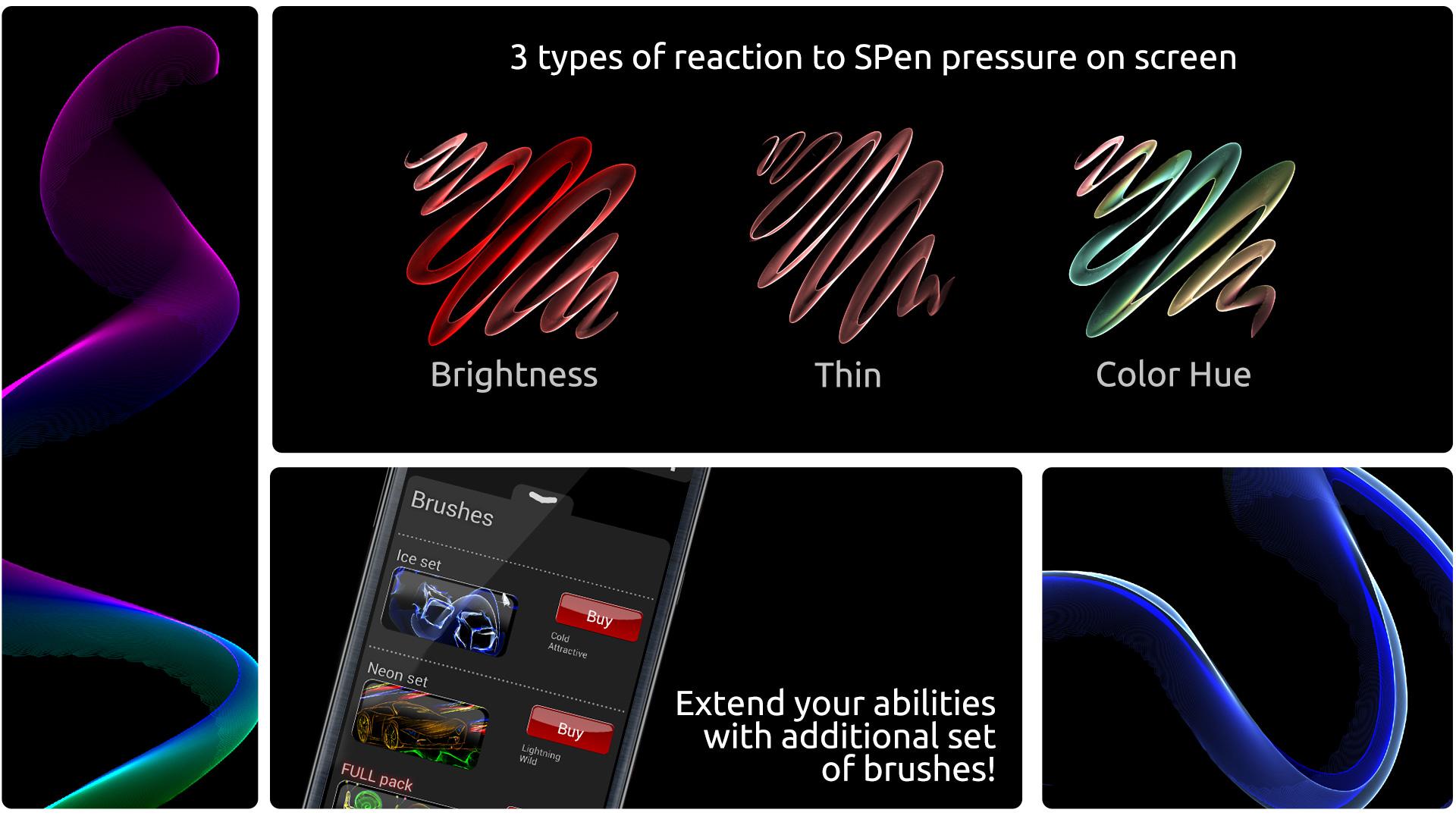 Android application Silk paints - Galaxy Note screenshort