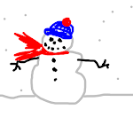 First Snowman on Sketchport