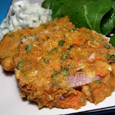 Low Fat Sweet Potato and Chickpea Cakes (Vegetarian Too!)