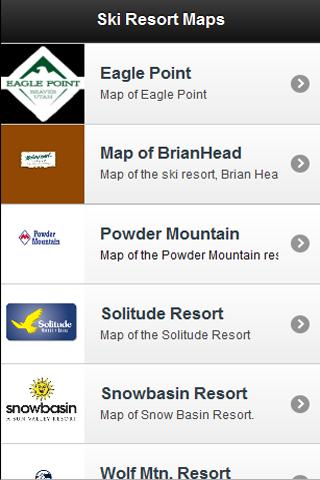 Ski Resort Maps in Utah