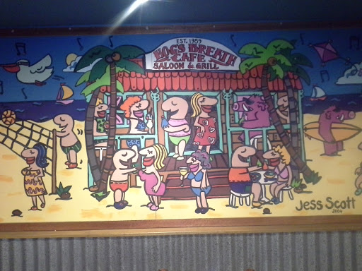 Hoggy Beach Party Mural