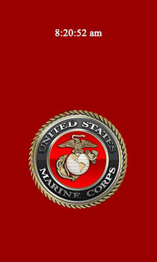 USMC Clock