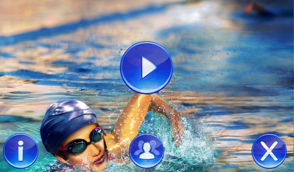 Android application Swimming Race 3D screenshort