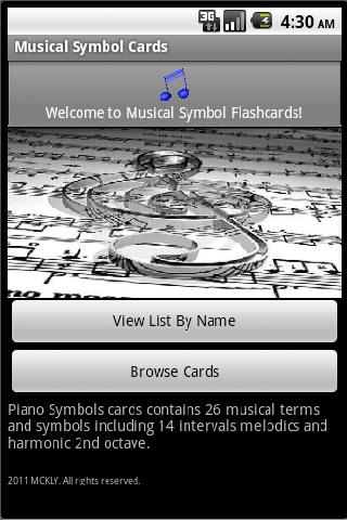 Piano Symbol Cards