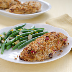 Cranberry-orange-stuffing-crusted Chicken