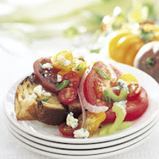 Heirloom Tomato Salad with Blue Cheese