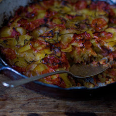 Spiced Tomato Gratin