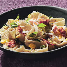 Tagliatelle with Fresh Corn Pesto