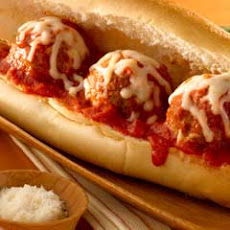 Quick Meatball Parmesan Hero
