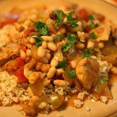 Chicken Stew with Tomatoes and White Beans