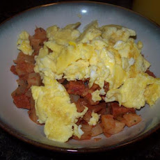 Tex-Mex Breakfast Hash and Eggs