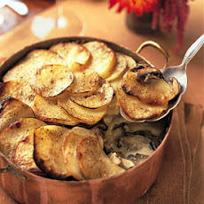 Yukon Gold Potato and Wild Mushroom Gratin